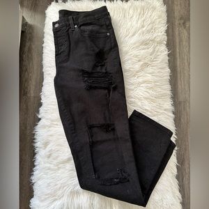 7 for all man kind back ripped jeans